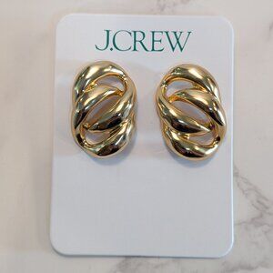 J.Crew Sculptural Link Earrings